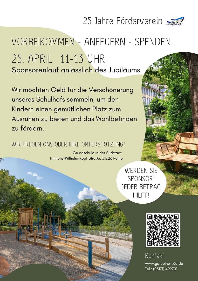 Sponsorenlauf 2025 Flyer